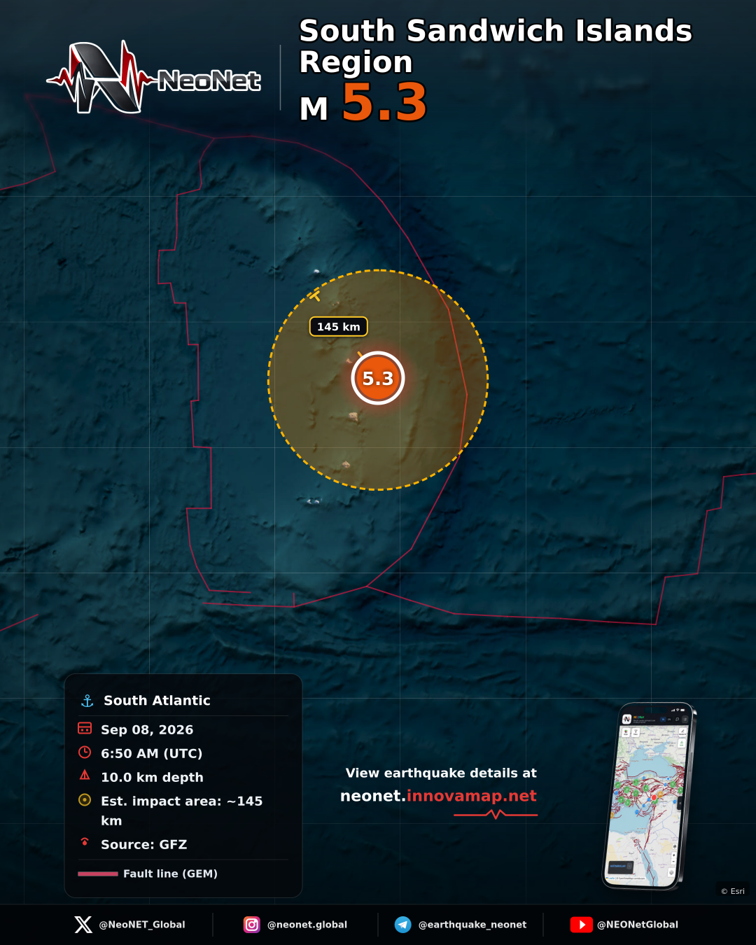 South Sandwich Islands region