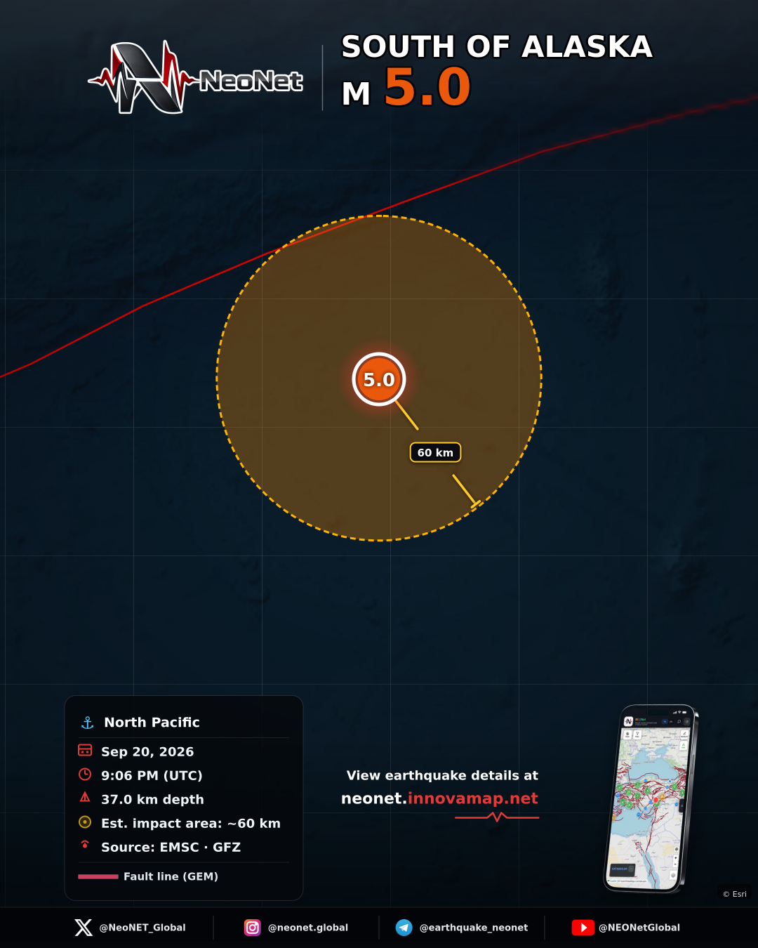 248 km SSE of False Pass, Alaska