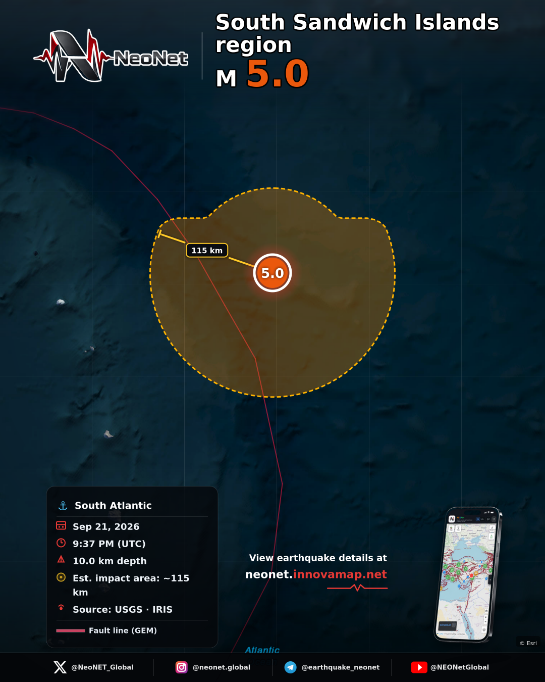 South Sandwich Islands region
