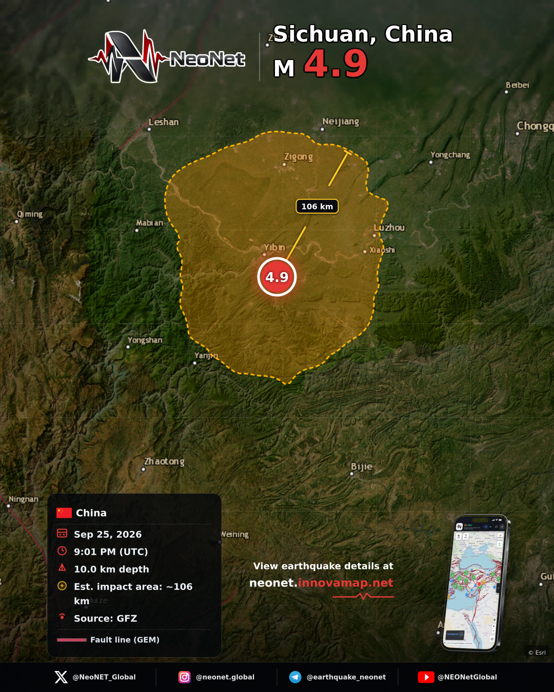 13 km N of Xunchang, China