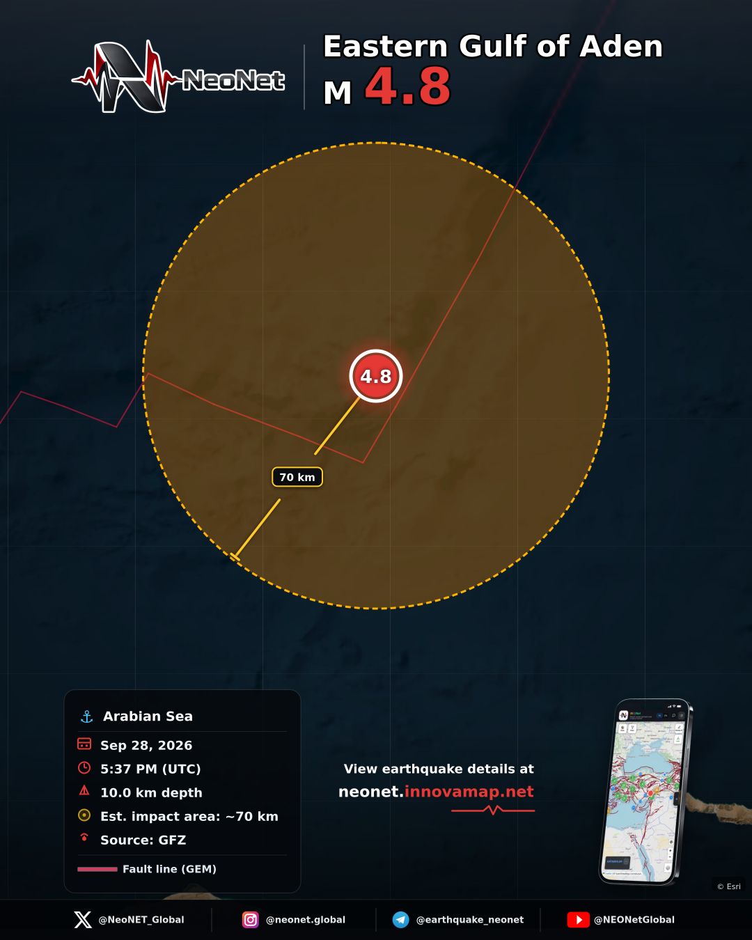 155 km NNW of Kilmia, Yemen