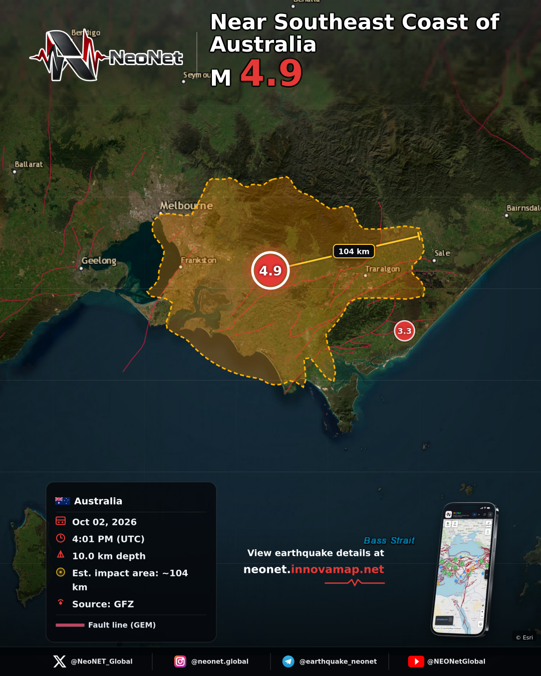 5 km NNE of Korumburra, Australia