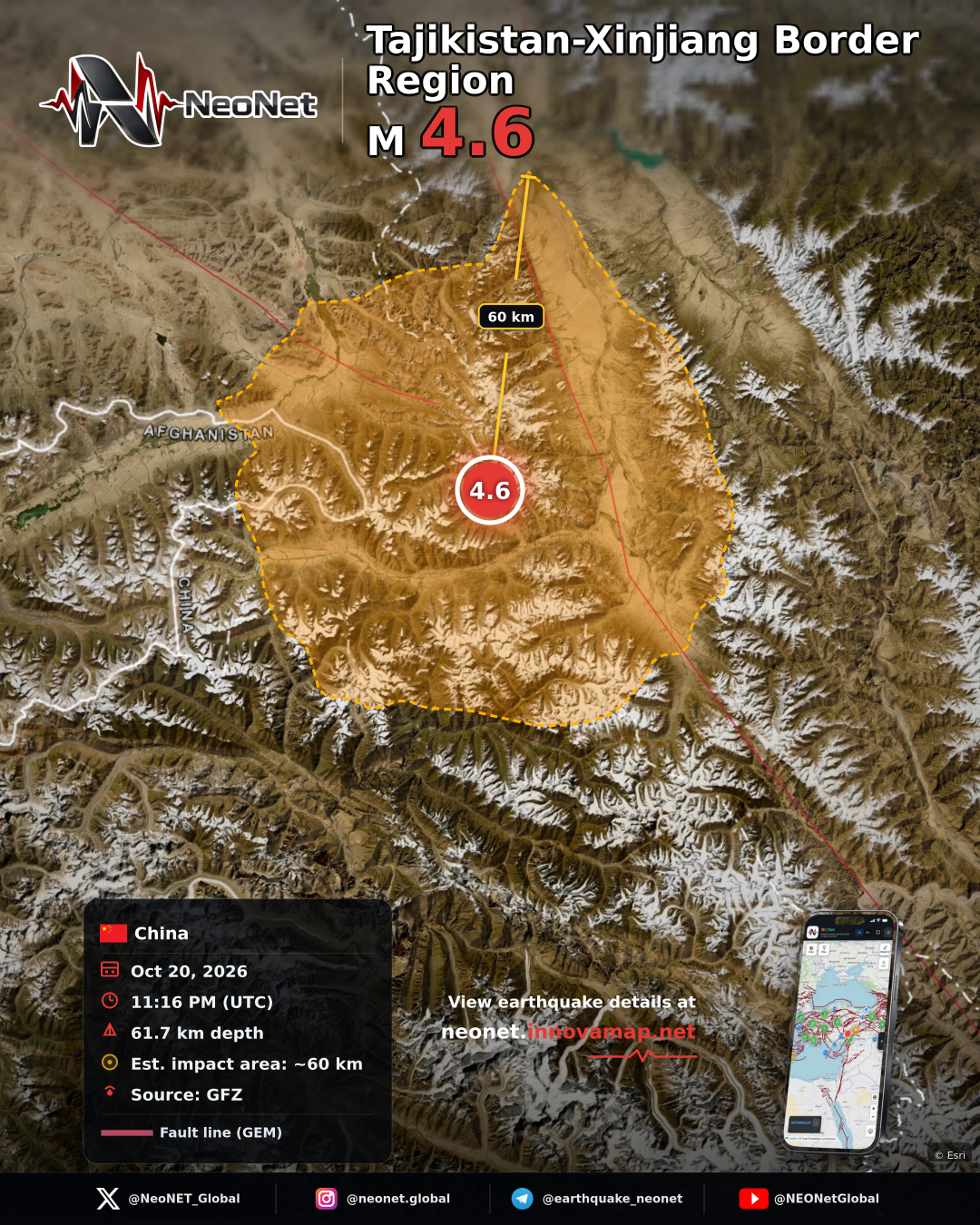 115 km NNE of Barishal, Pakistan