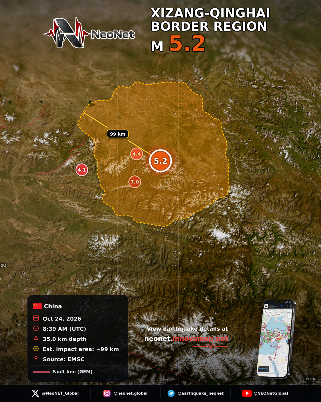 223 km ENE of Nagqu, China